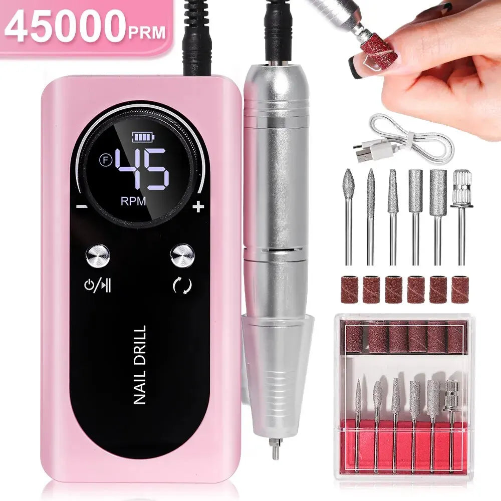 45,000RPM Electric Nail Drill
