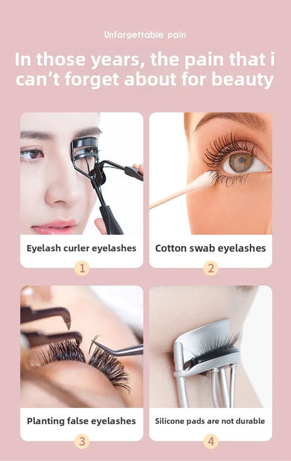 1PC New electric eyelash curler with USB charging electric eyelash curler, anti scalding and curling device, eyelash beauty tool