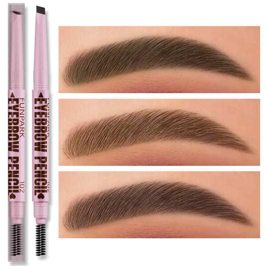 2-in-1 Waterproof Eyebrow Pencil