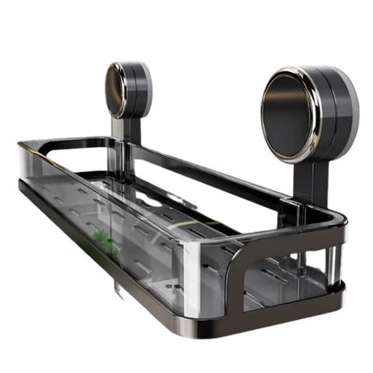 Suction cup bathroom rack non-punching toilet wall-mounted removable storage rack washstand wall hanger