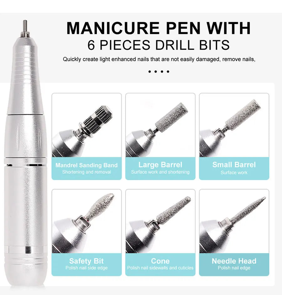 45,000RPM Electric Nail Drill