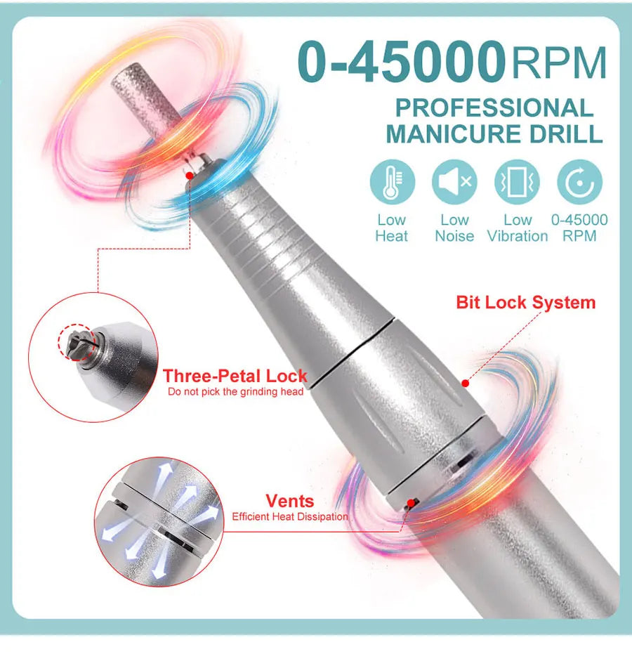45,000RPM Electric Nail Drill
