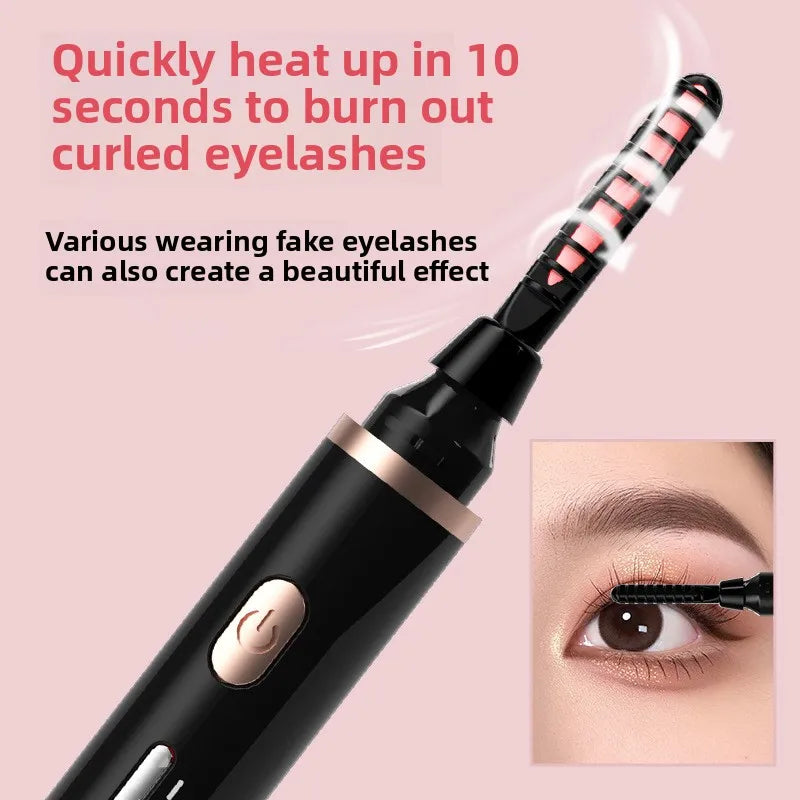 1PC New electric eyelash curler with USB charging electric eyelash curler, anti scalding and curling device, eyelash beauty tool