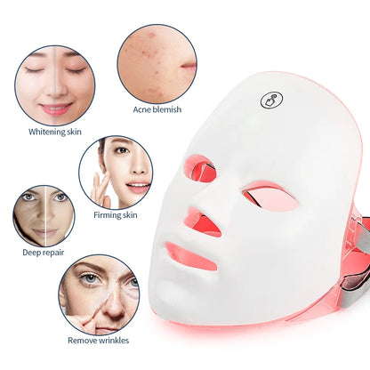 7-Color LED Facial Mask