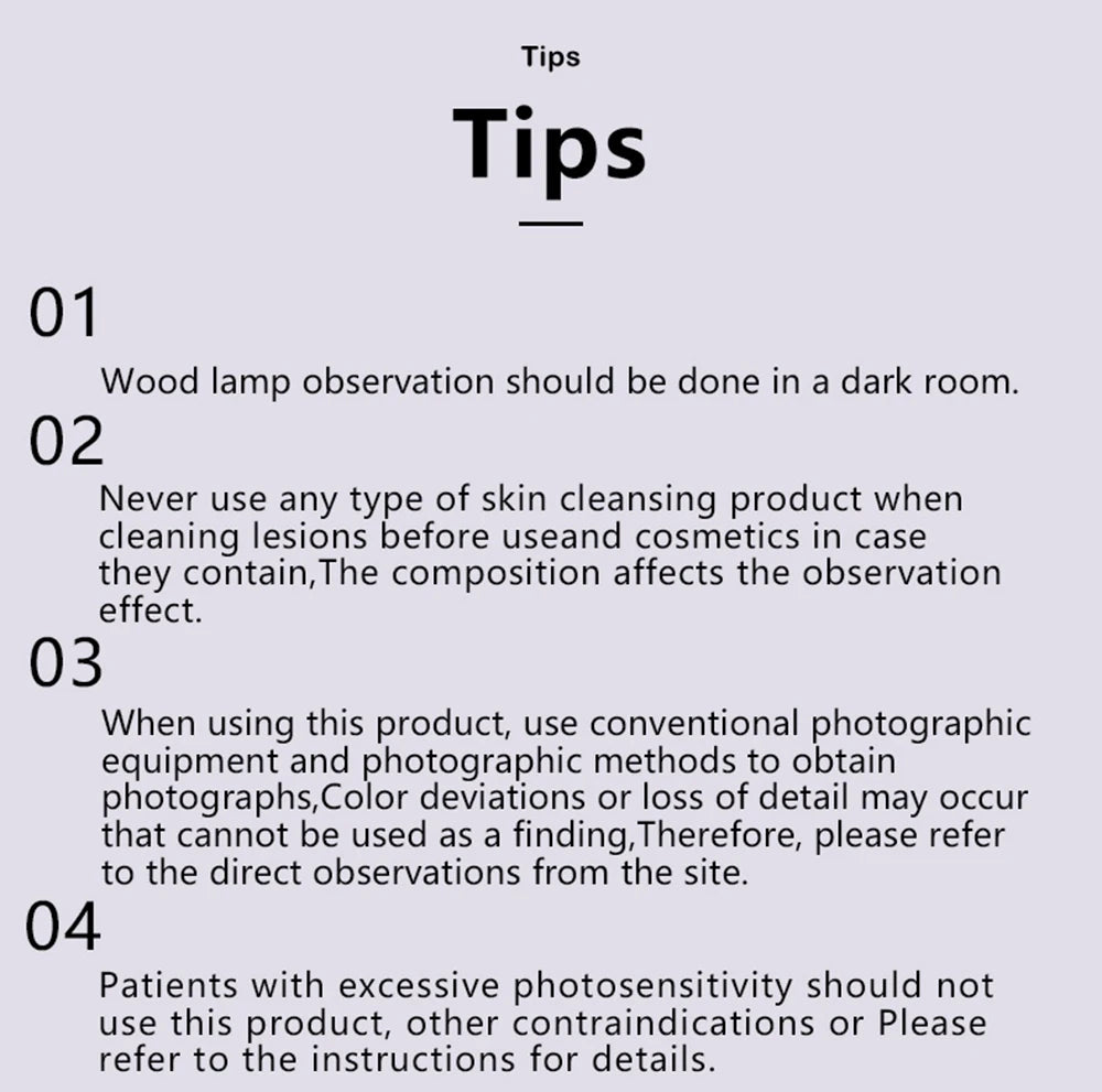 UV Skin Analyzer Lamp