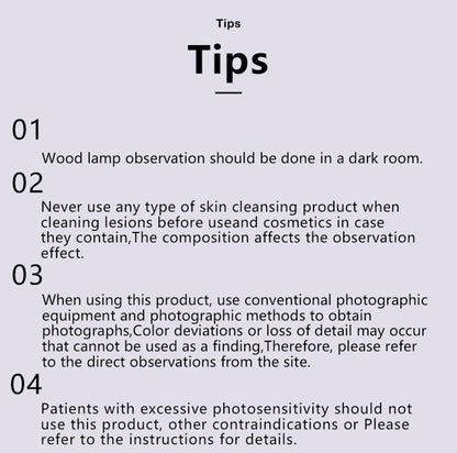UV Skin Analyzer Lamp