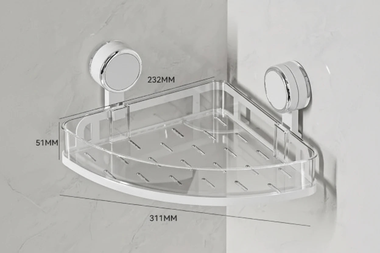 Suction cup bathroom rack non-punching toilet wall-mounted removable storage rack washstand wall hanger