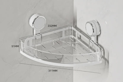Suction cup bathroom rack non-punching toilet wall-mounted removable storage rack washstand wall hanger
