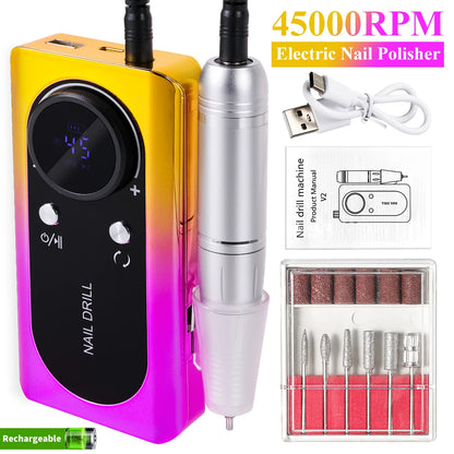 45,000RPM Electric Nail Drill