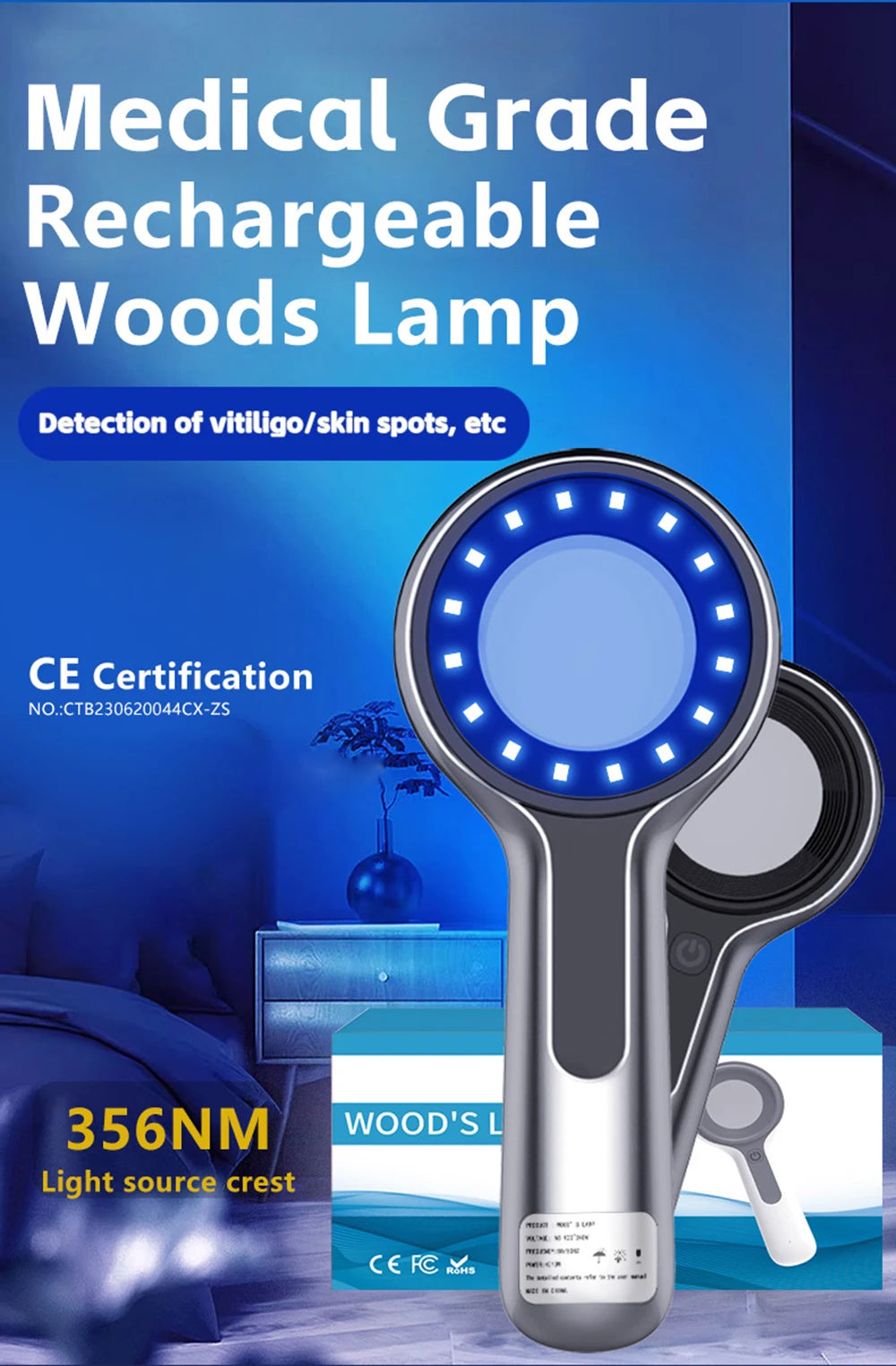 UV Skin Analyzer Lamp
