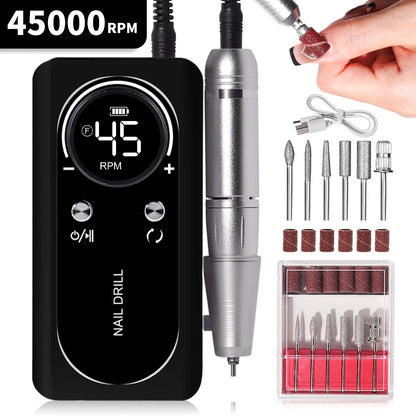 45,000RPM Electric Nail Drill