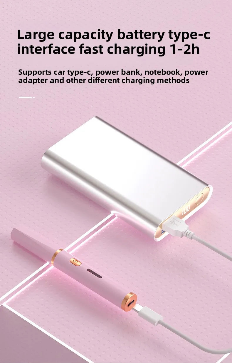 1PC New electric eyelash curler with USB charging electric eyelash curler, anti scalding and curling device, eyelash beauty tool