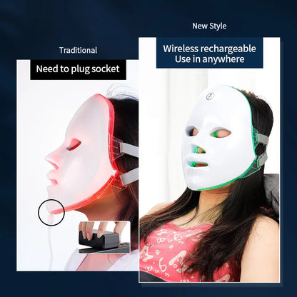 7-Color LED Facial Mask