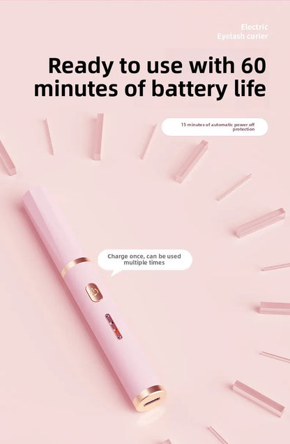 1PC New electric eyelash curler with USB charging electric eyelash curler, anti scalding and curling device, eyelash beauty tool